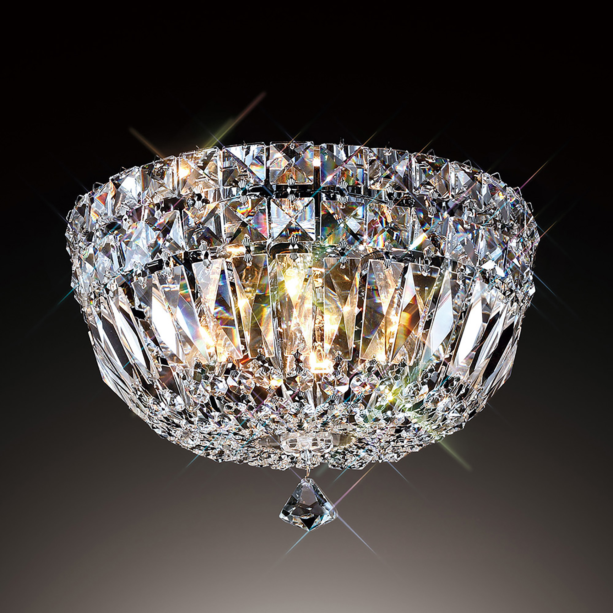 IL31481  Georgina Crystal  Flush Ceiling 4 Light